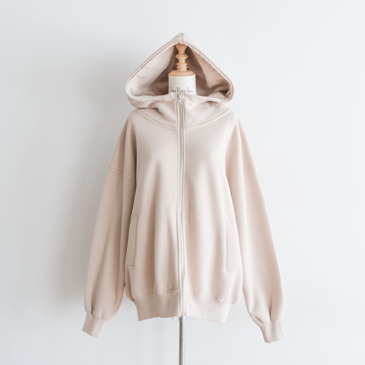 Volume Sweat Big Zipフーディー