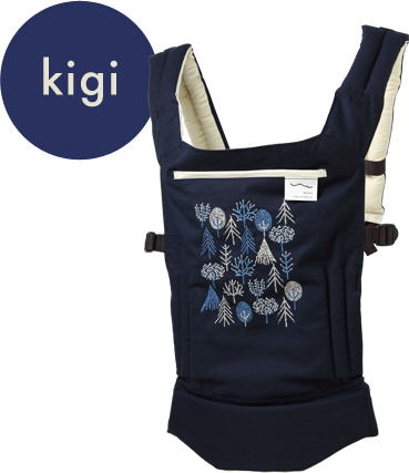 刺繍の抱っこひも（点と線模様製作所）|sun&beachベビーキャリア