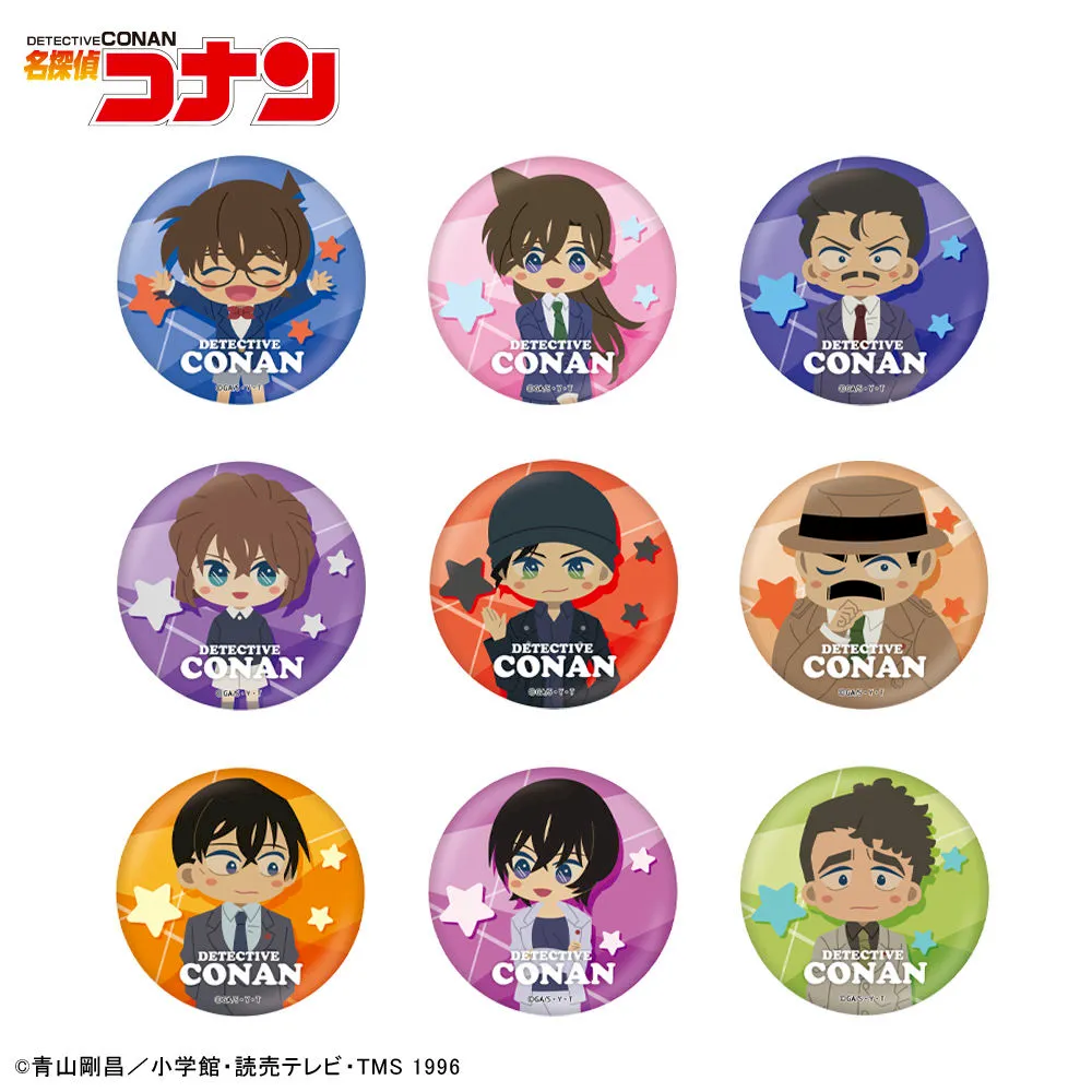 グッズ]名探偵コナン 缶バッジ（みんなといっしょ-けいさつへん-） Vol