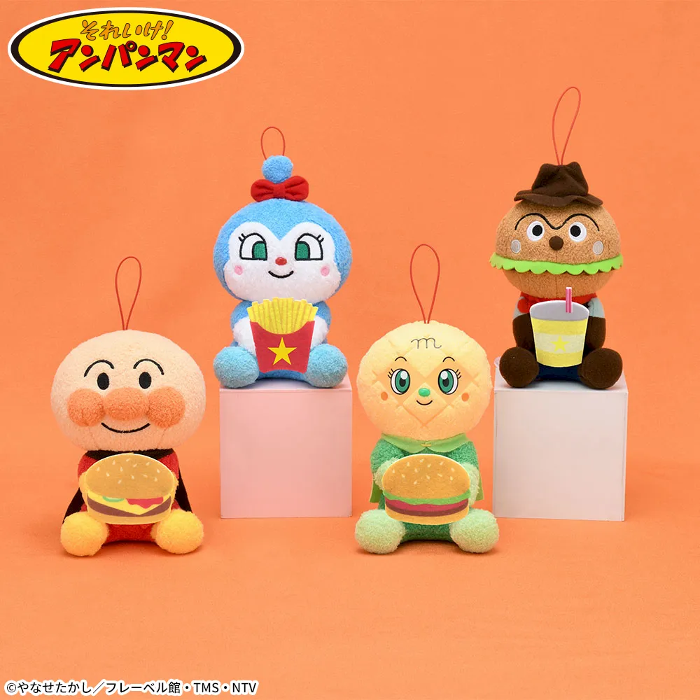 それいけ！アンパンマン ころふわ ハンバーガー屋さんぬいぐるみ