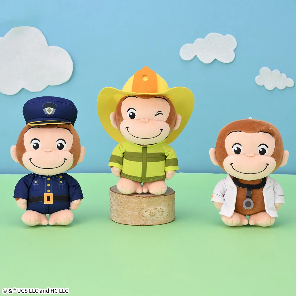 おさるのジョージ ぽってりぬいぐるみ おしごとシリーズVol.2