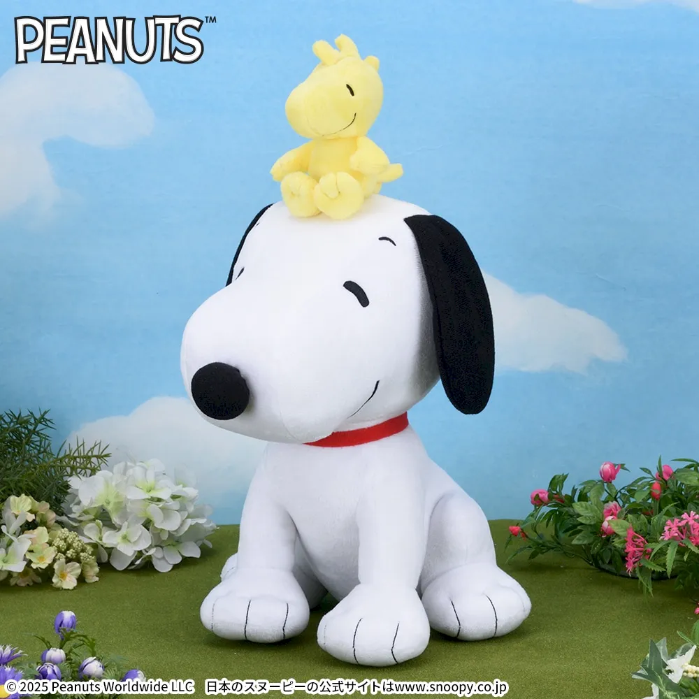 SNOOPY™ LLぬいぐるみ“スヌーピー&ウッドストック”｜プライズ・くじ