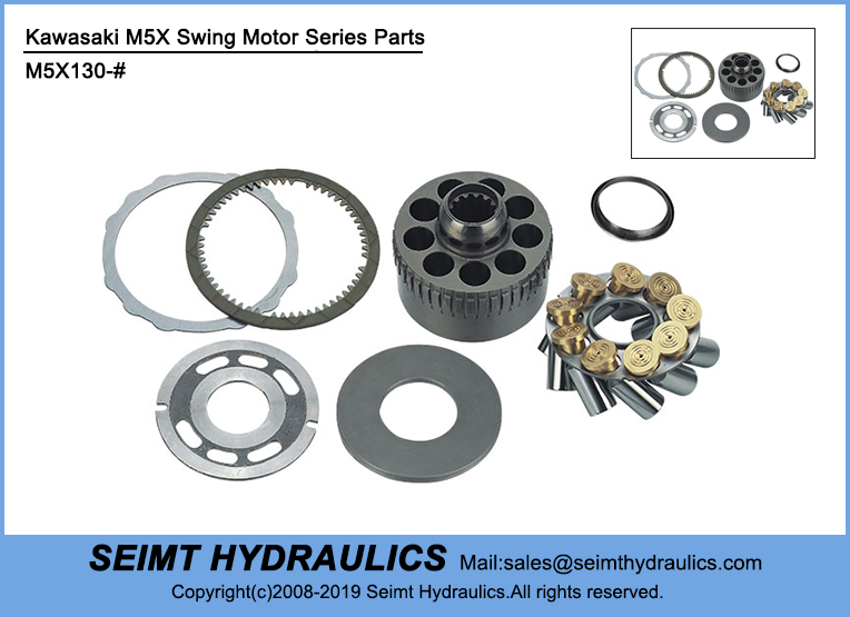 Kawasaki M5X130 Rotary Group and Spare Part | SEIMT HYDRAULICS