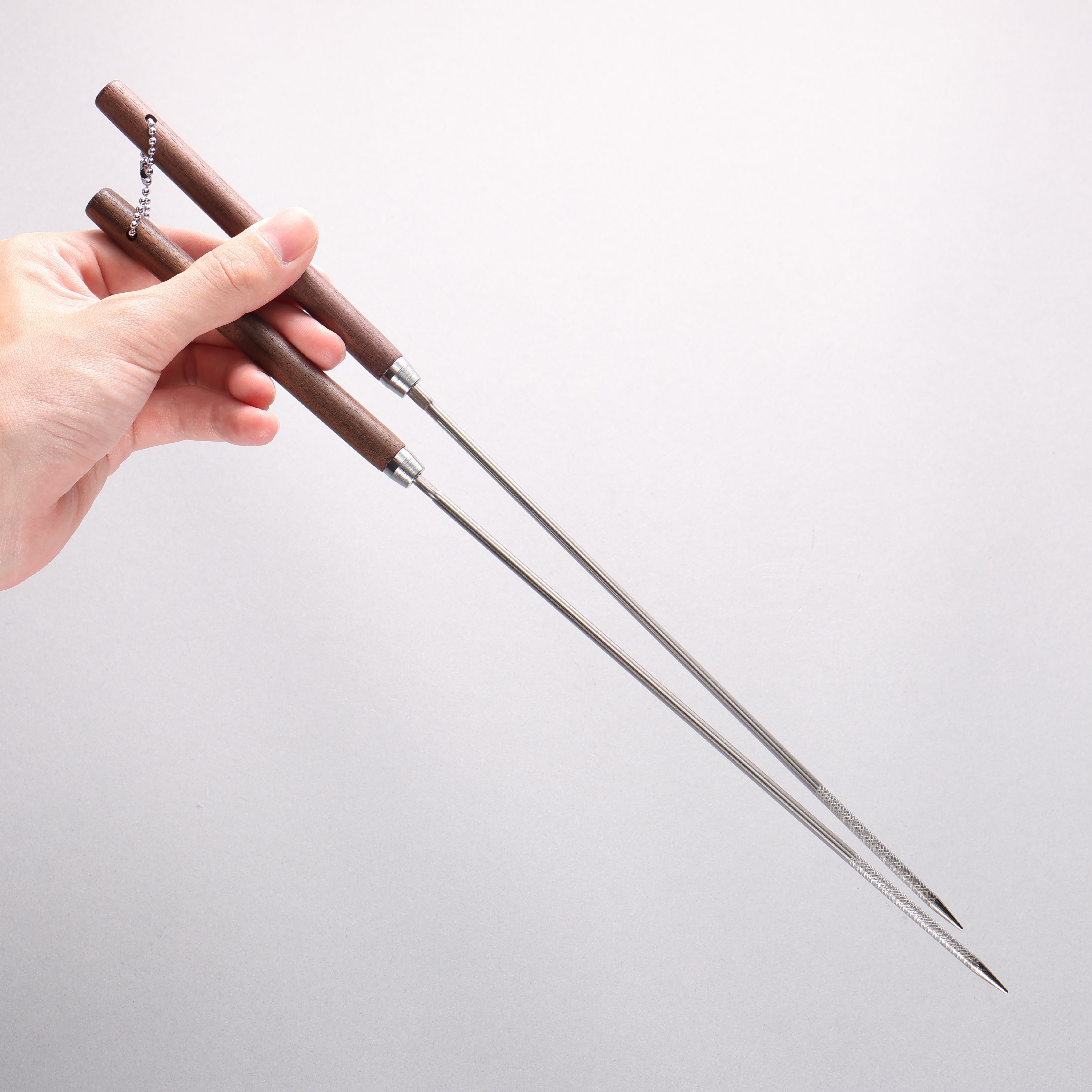 堺 孝行 ステンレス鋼 天ぷら箸（ギザ付き） – 清助刃物 Japan