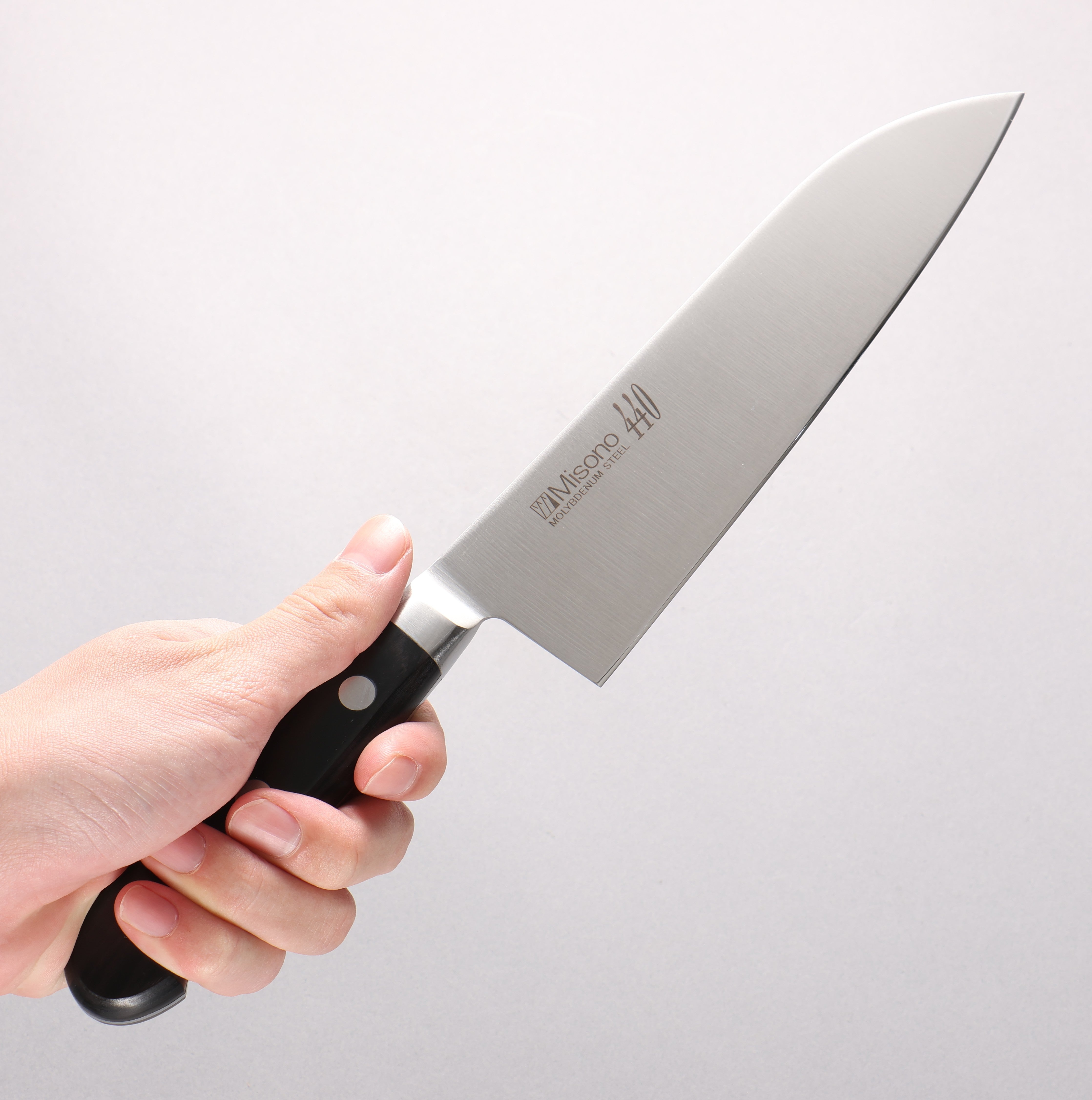 ミソノ 440 モリブデン鋼（MOL） 三徳包丁 180mm – 清助刃物 Japan