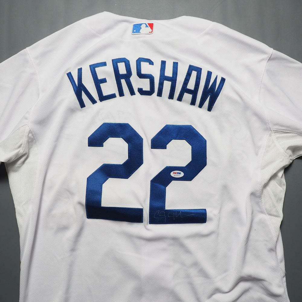 MLB ドジャース クレイトン・カーショー 直筆サイン入り ユニフォーム