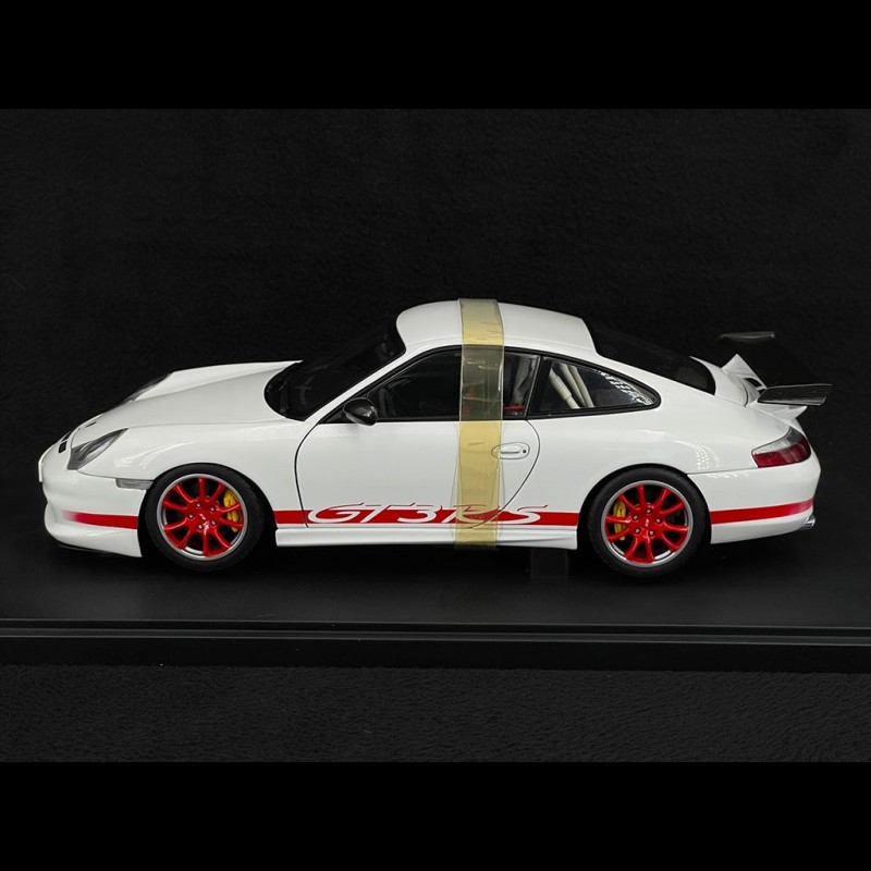 Porsche 911 GT3 RS type 996 2004 White / Red Strippe 1/18 AutoArt
