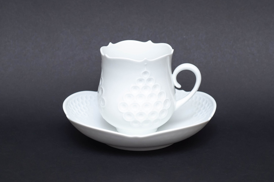 マイセン ホワイトレリーフ コーヒーカップ＆ソーサーを買い取りました