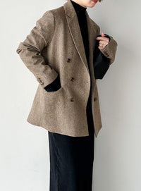 ツイードダブルジャケット【by SON】 – SELECT MOCA