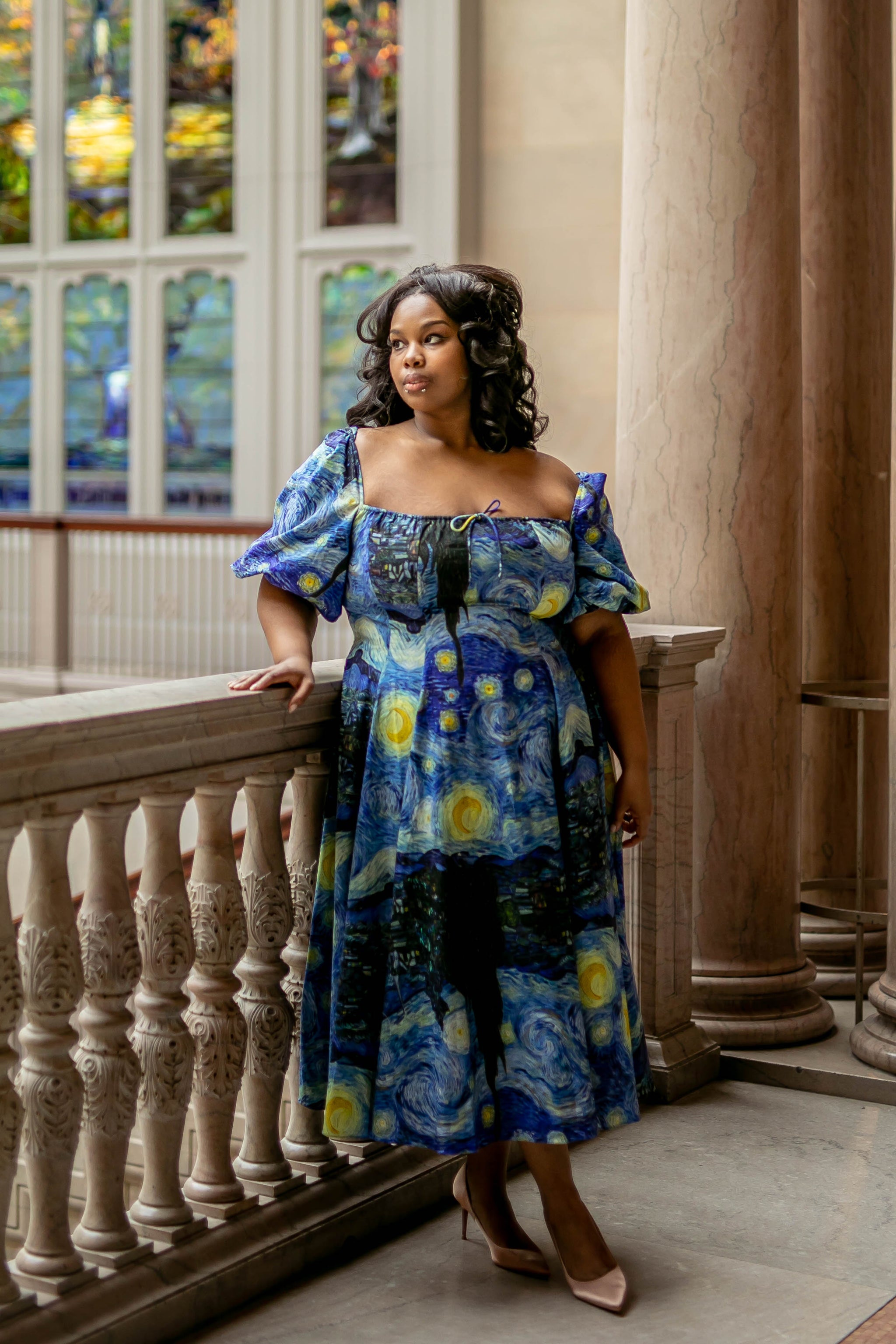 The Starry Night Day Dress – Selkie