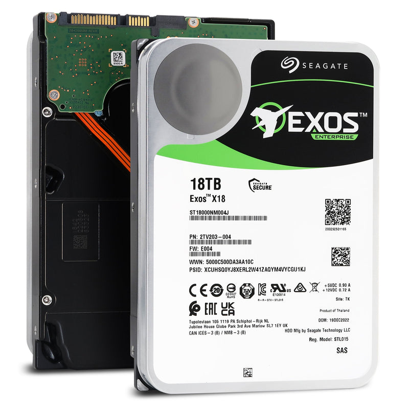 Seagate Exos X18 ST18000NM004J 18TB SAS 3.5
