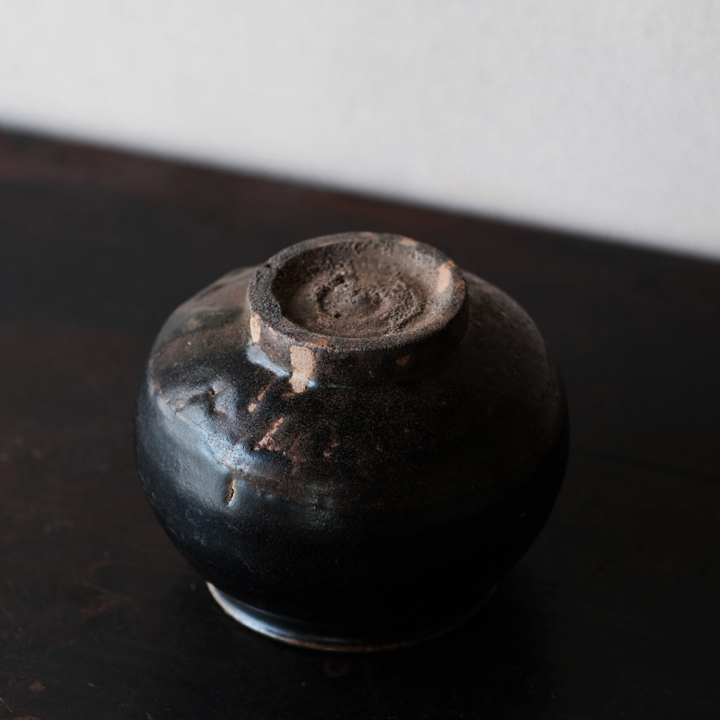 李氏朝鮮 黒高麗塩笥壺 | 骨董と詩学 Antique & Poetics | 蛇韻律