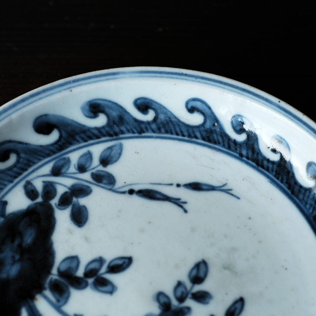 初期伊万里 染付牡丹文皿 | 骨董と詩学 Antique & Poetics | 蛇韻律