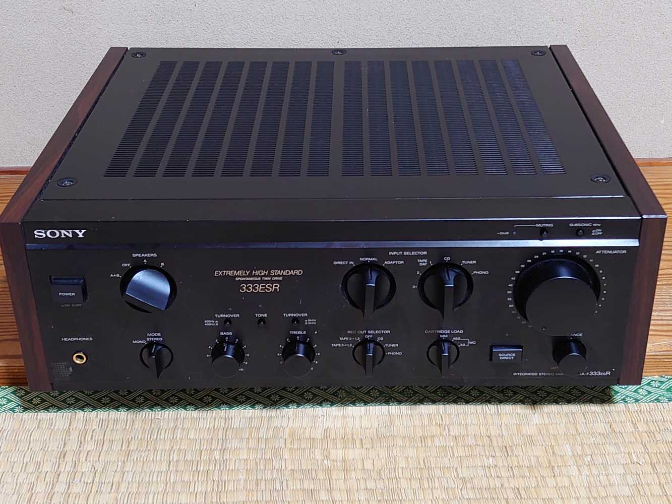 ソニー プリメインアンプ TA-F333ESRを入手！ | 自由日記J -ジャンカー