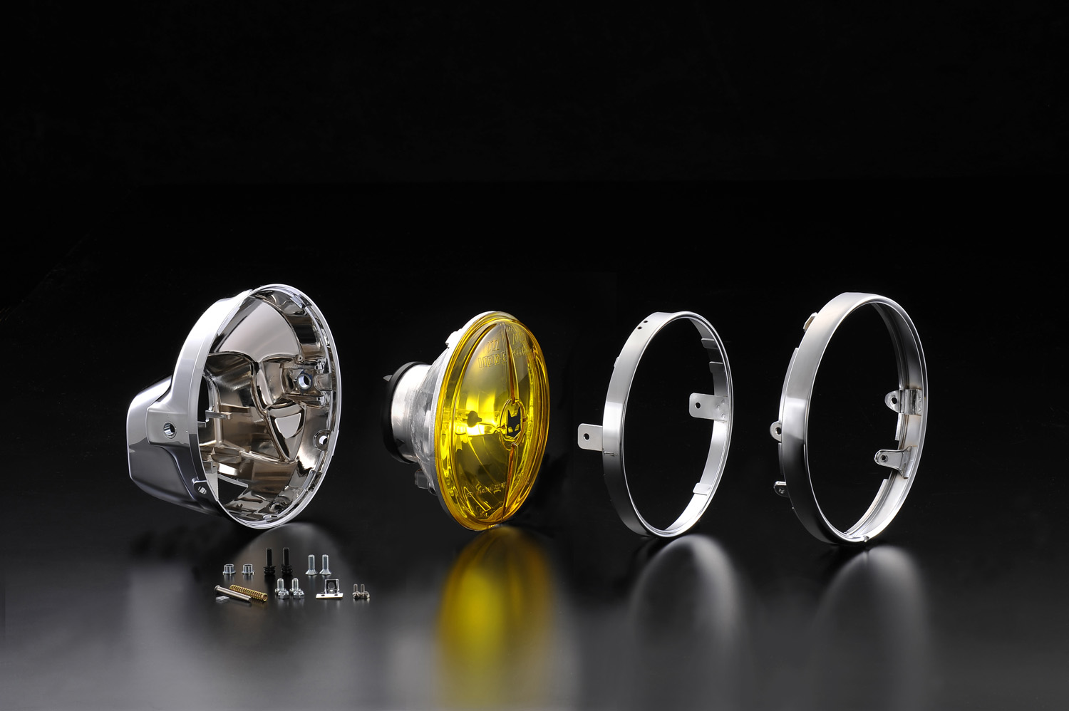 722・702 スタールクスフルキット イエローレンズ メッキケース ホンダ