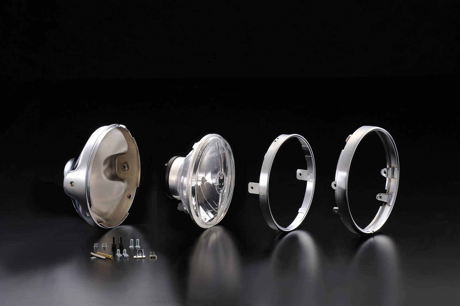 722・702スタールクスフルキット クリアーレンズ メッキケース 汎用