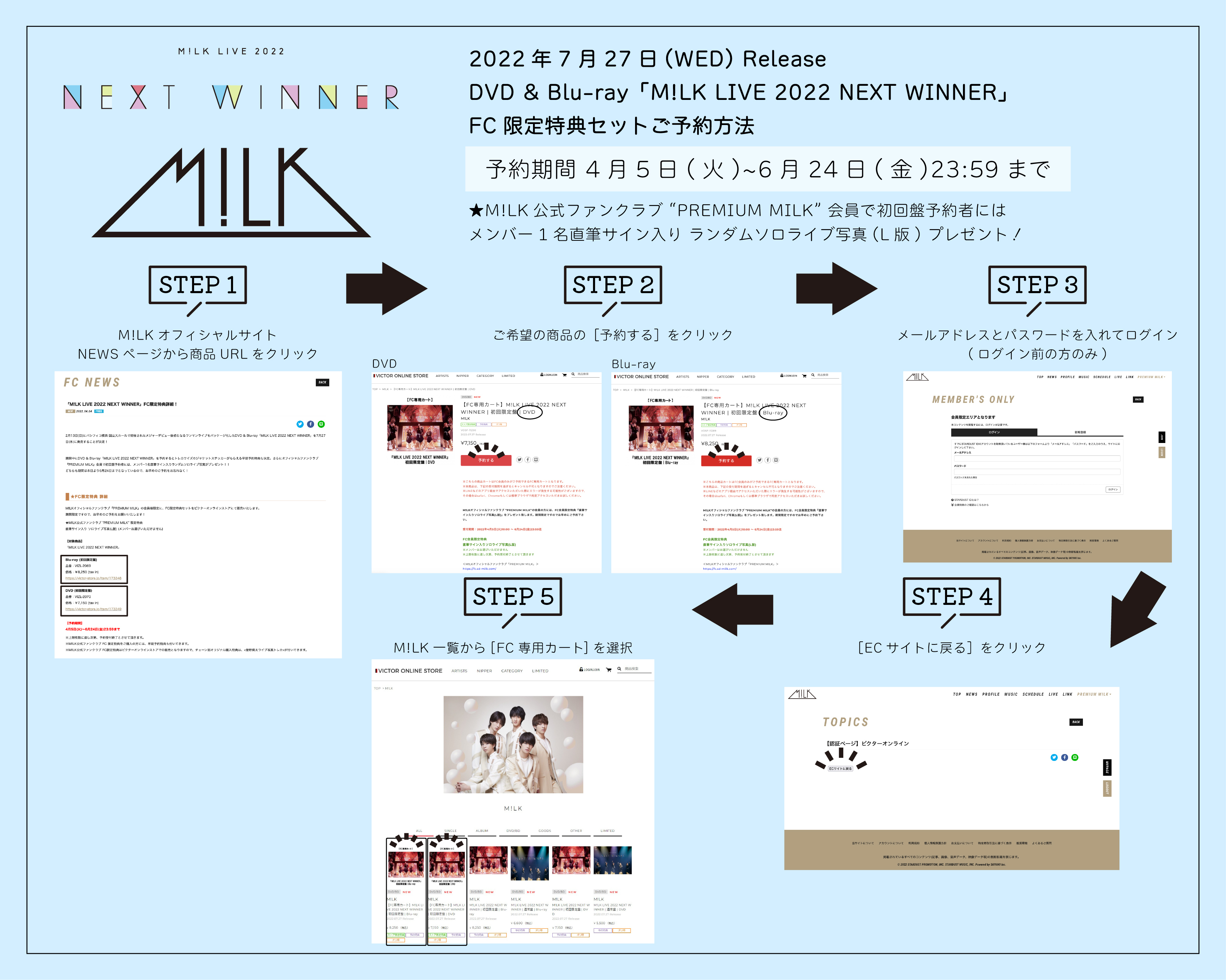 絵柄公開】「M!LK LIVE 2022 NEXT WINNER」FC限定特典詳細！ | M!LK