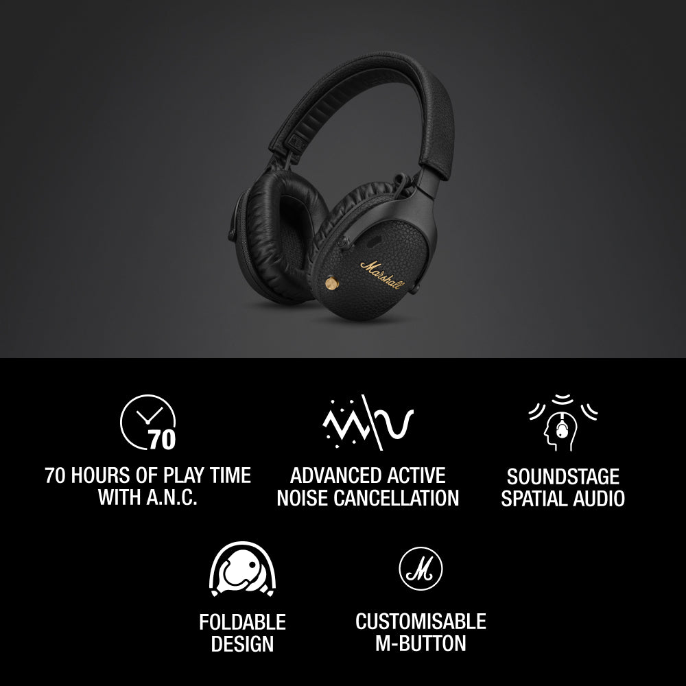 Marshall Monitor IIl A.N.C Bluetooth Headphones | TC Acoustic