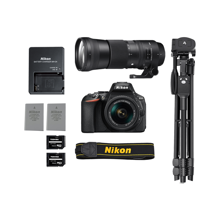 レンタル] ニコン Nikon D5600 超望遠レンズ / 三脚セット｜一眼レフ
