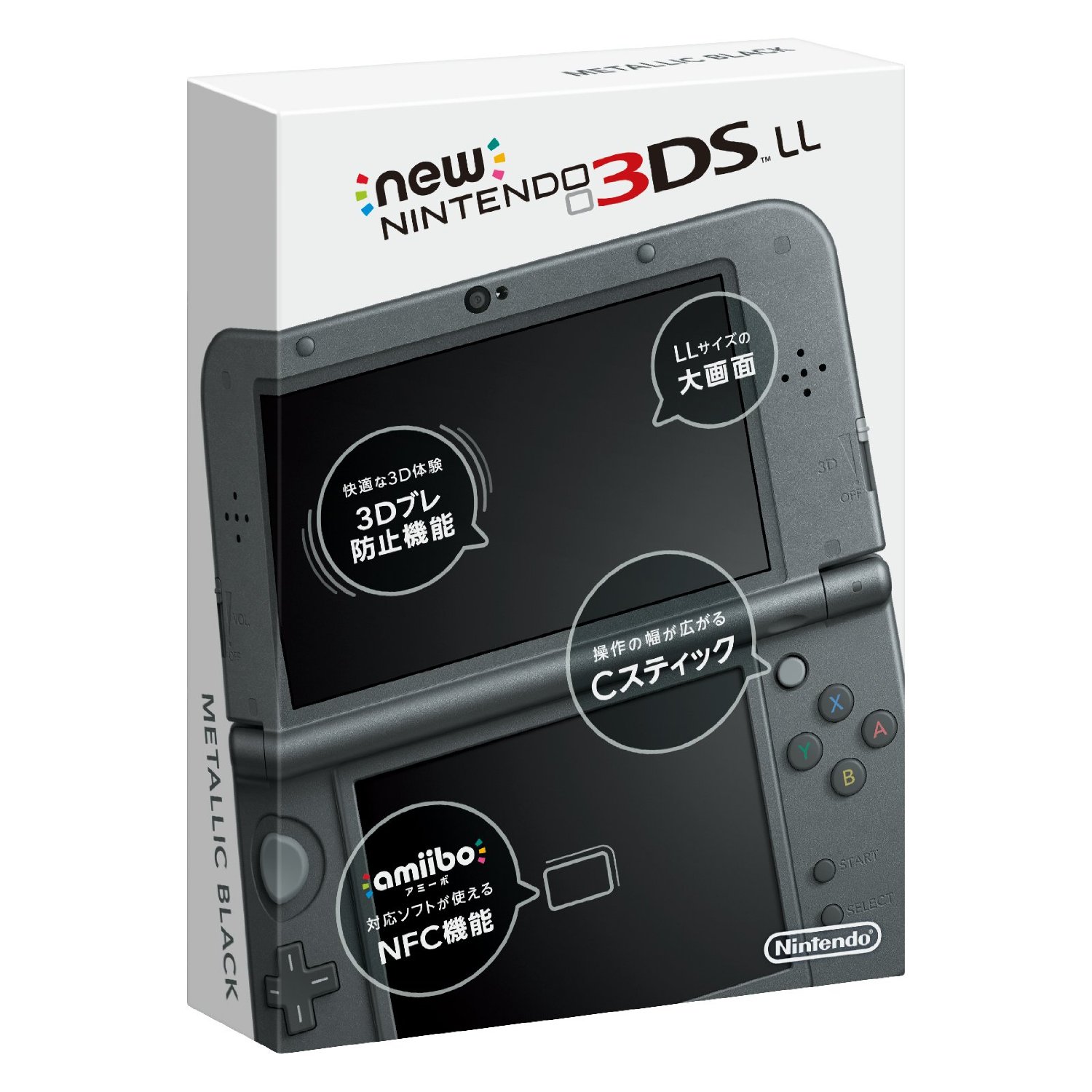New Nintendo 3DS LL (Metallic Black)