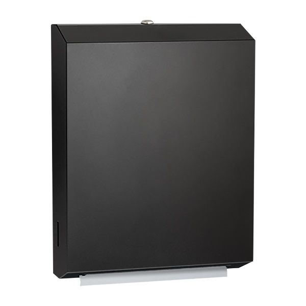 Black Matte Paper Towel Dispenser: C-Fold, Multi-Fold | All Partitions