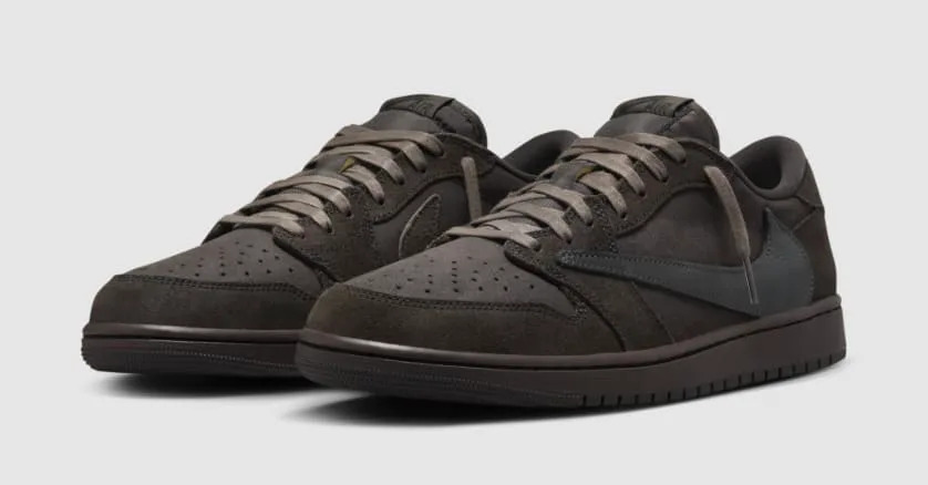 Official Look at the 'Velvet Brown' Travis Scott x Air Jordan 1 Low