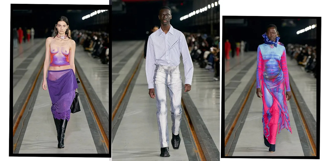 Jean Paul Gaultier's Iconic Vintage Prints Return To The Runway At