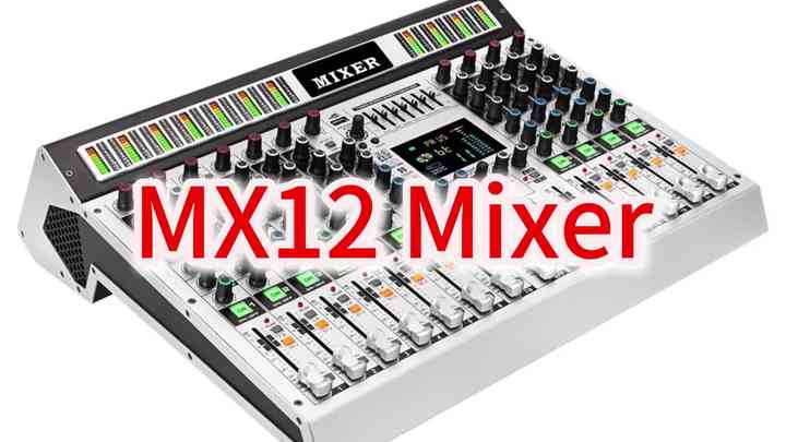Paulkison Mixer MX12 - Professional 12-Channel Dj Controller