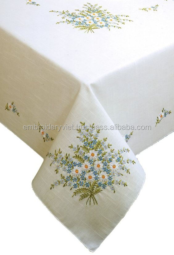 ベトナムの手刺繍テーブルクロス| Alibaba.com