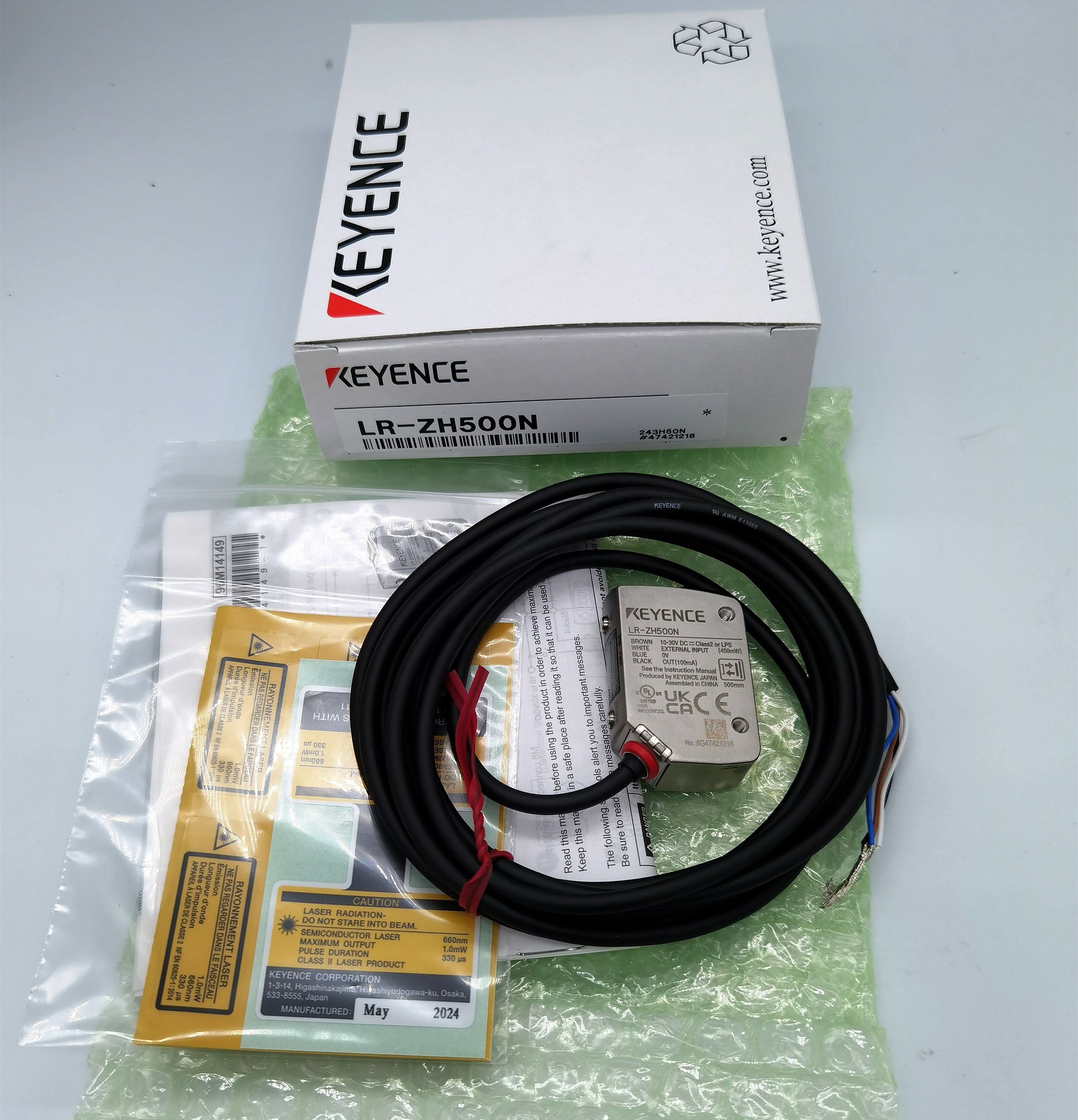 キーエンス LR-ZH500N 自己内蔵型CMOSレーザーセンサー 新品未使用