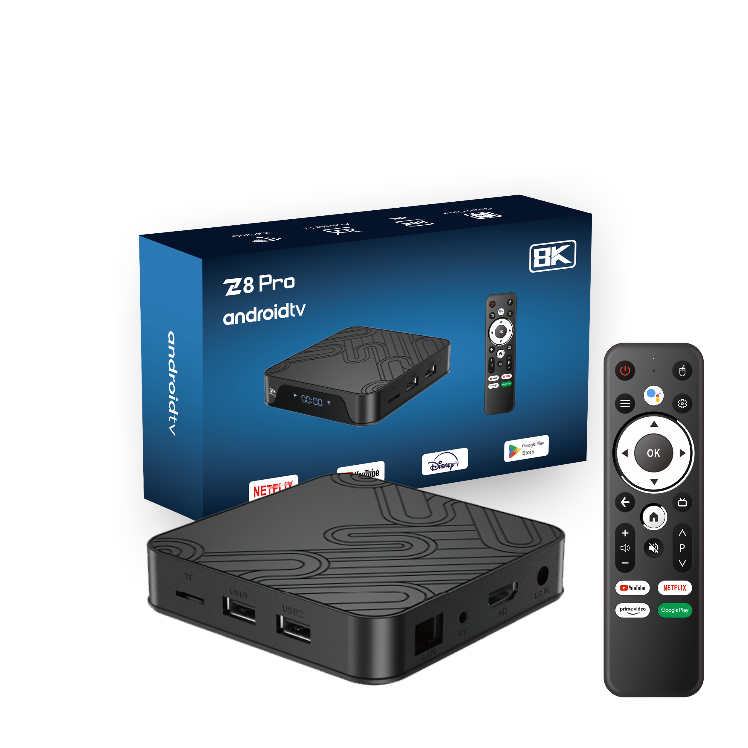 Z8 Pro Android 13 Set-Top Box - 8K Media Player with Wifi 6