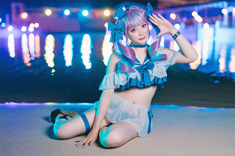 コスプレ】「ホロライブ」湊あくあの水着姿が眩しいぜ！ 人気レイヤー
