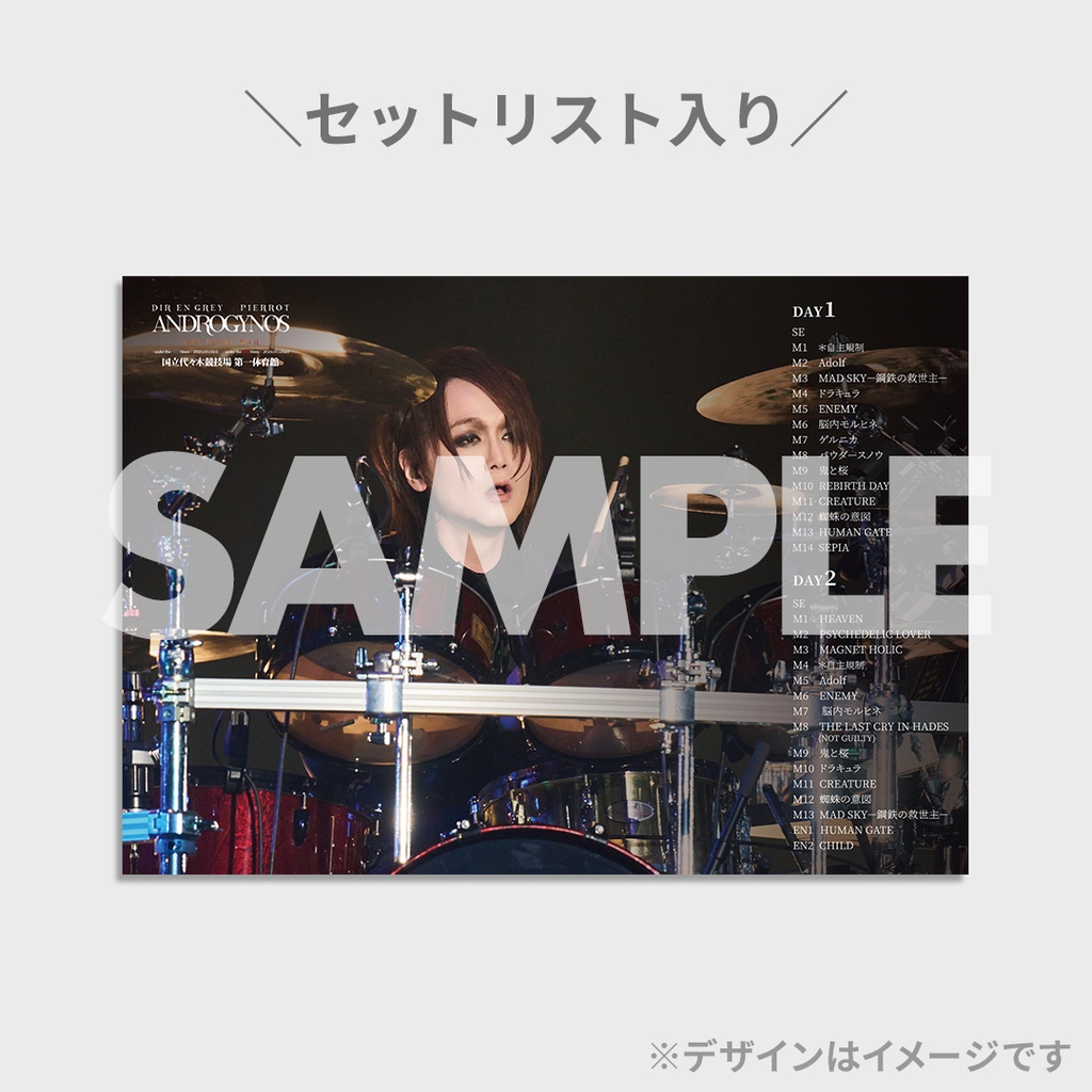 PIERROT】ANDROGYNOS - THE FINAL WAR -ライブフォトラッフルくじ | RAFFLE