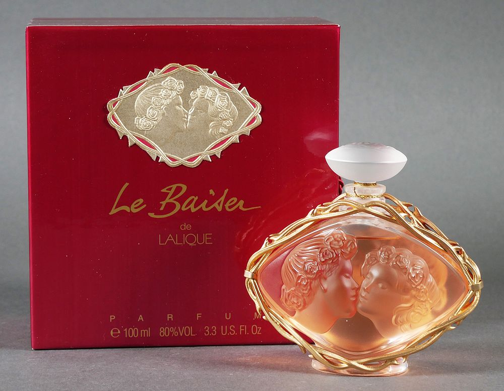 Lalique Le Baiser Perfume Bottle sold at auction on 12th February