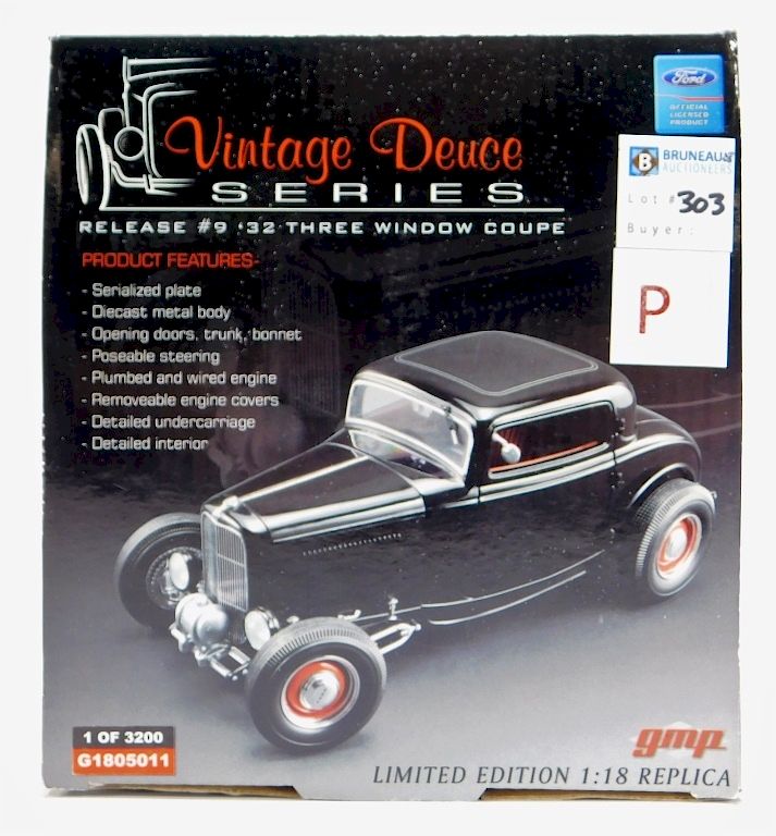 GMP 1:18 Vintage Deuce Series LE Ford Diecast Car sold at auction