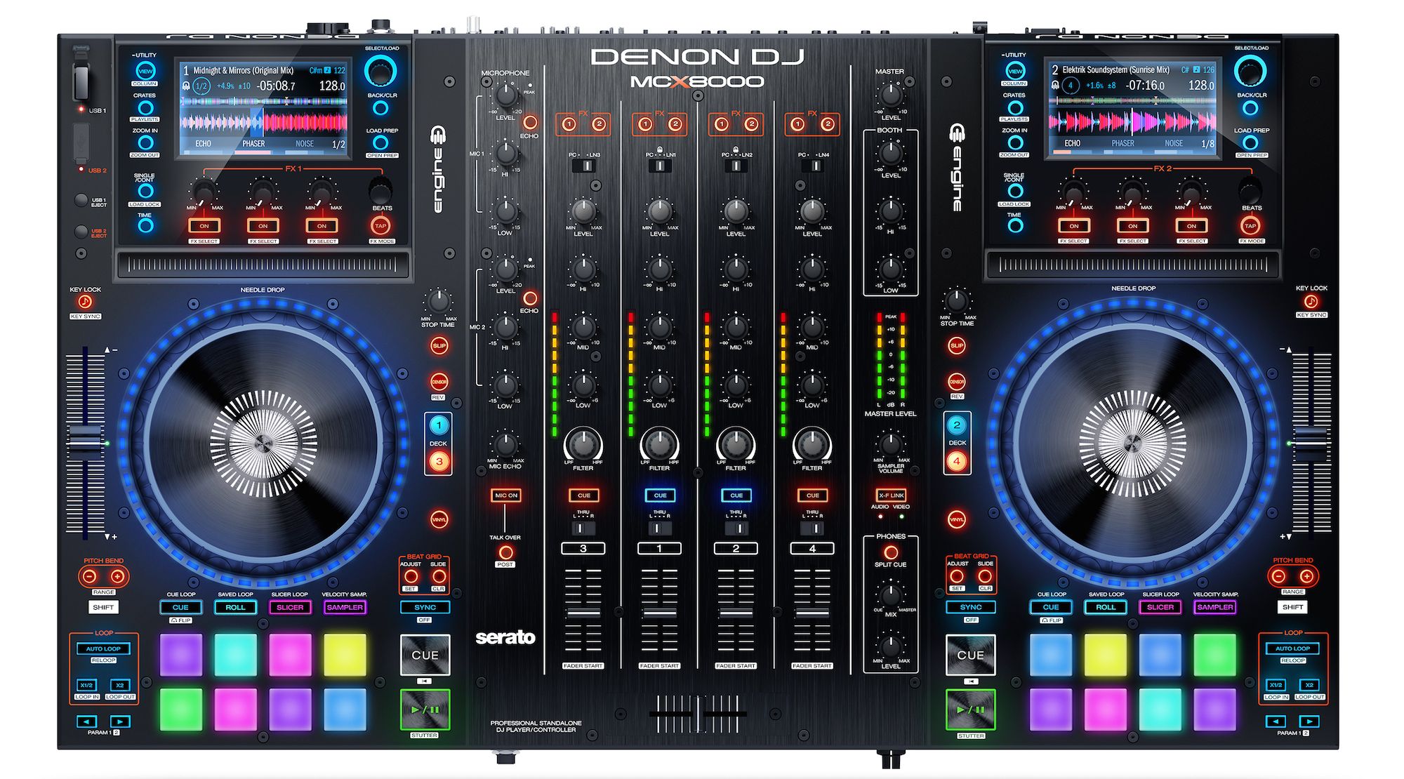 Pioneer DJ's XDJ-XZ: Two Decks Standalone, Two Other Channels As