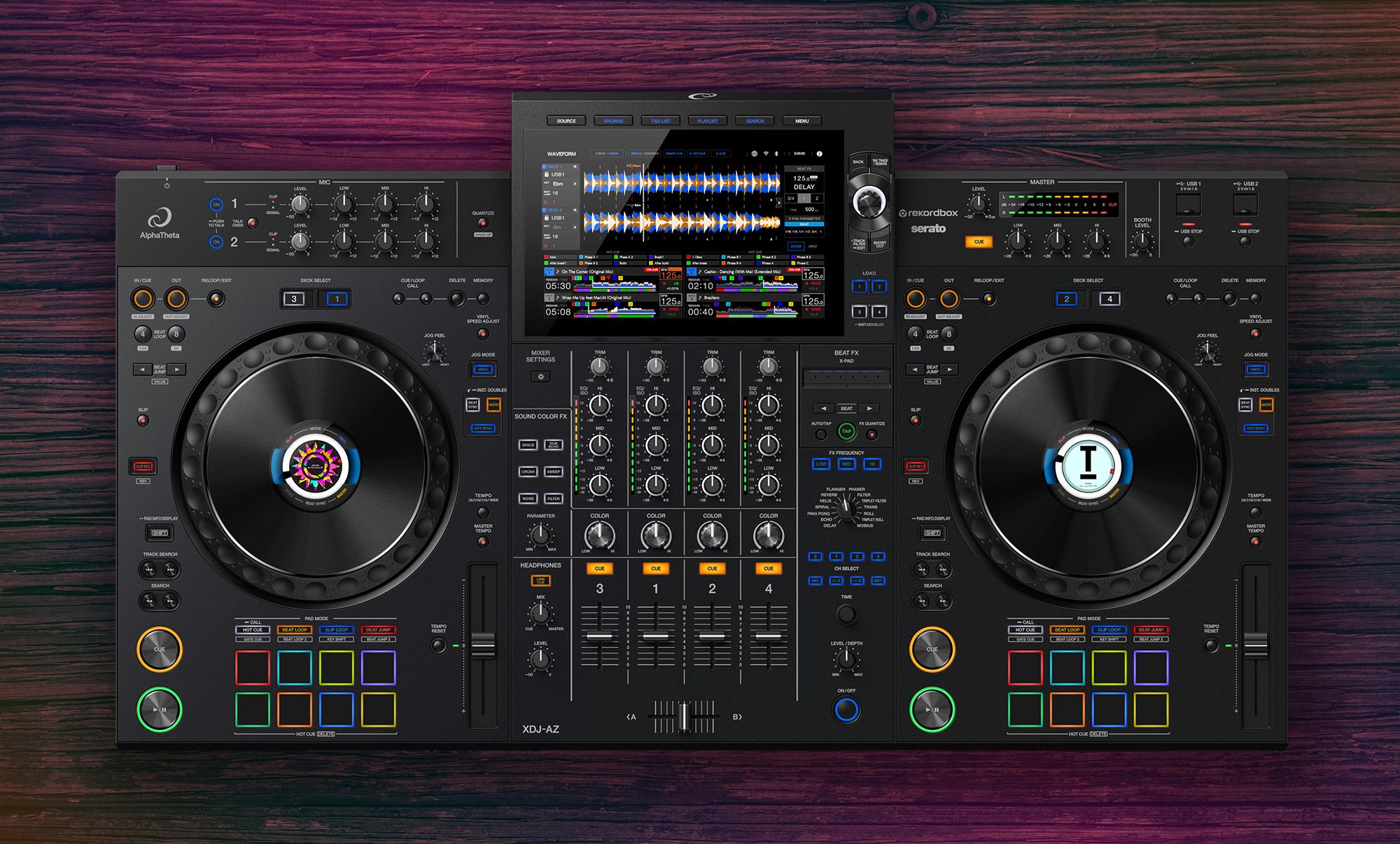 XDJ-AZ: first impressions of the four deck standalone (from an XDJ