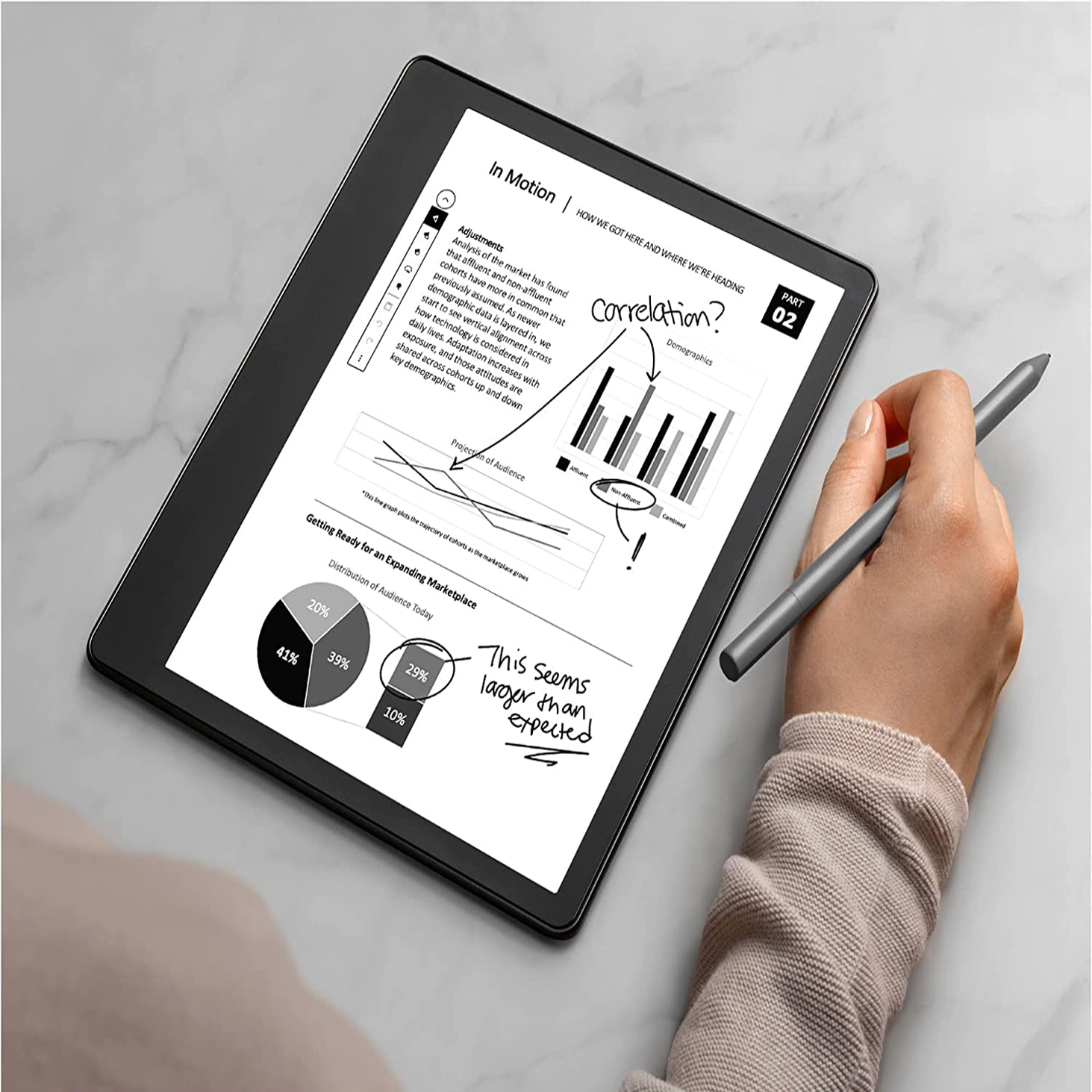 eBook Reader Amazon Kindle Scribe 2022, 16GB, Basic Pen, Display