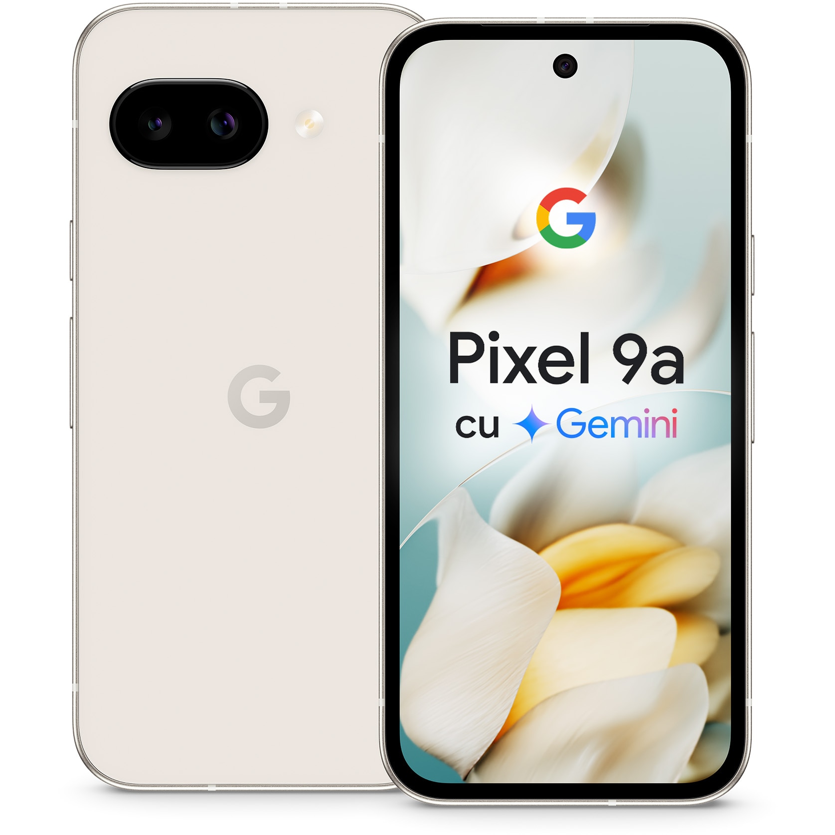 Telefon mobil Google Pixel 9a, 128GB, 8GB RAM, 5G, Porcelain - eMAG.ro