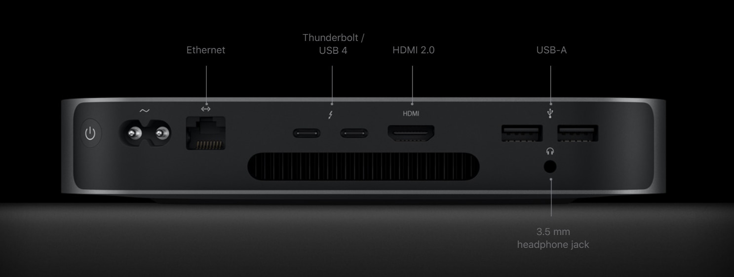 Mac Mini PC Apple (2020) cu procesor Apple M1, 8GB, 256GB SSD, INT