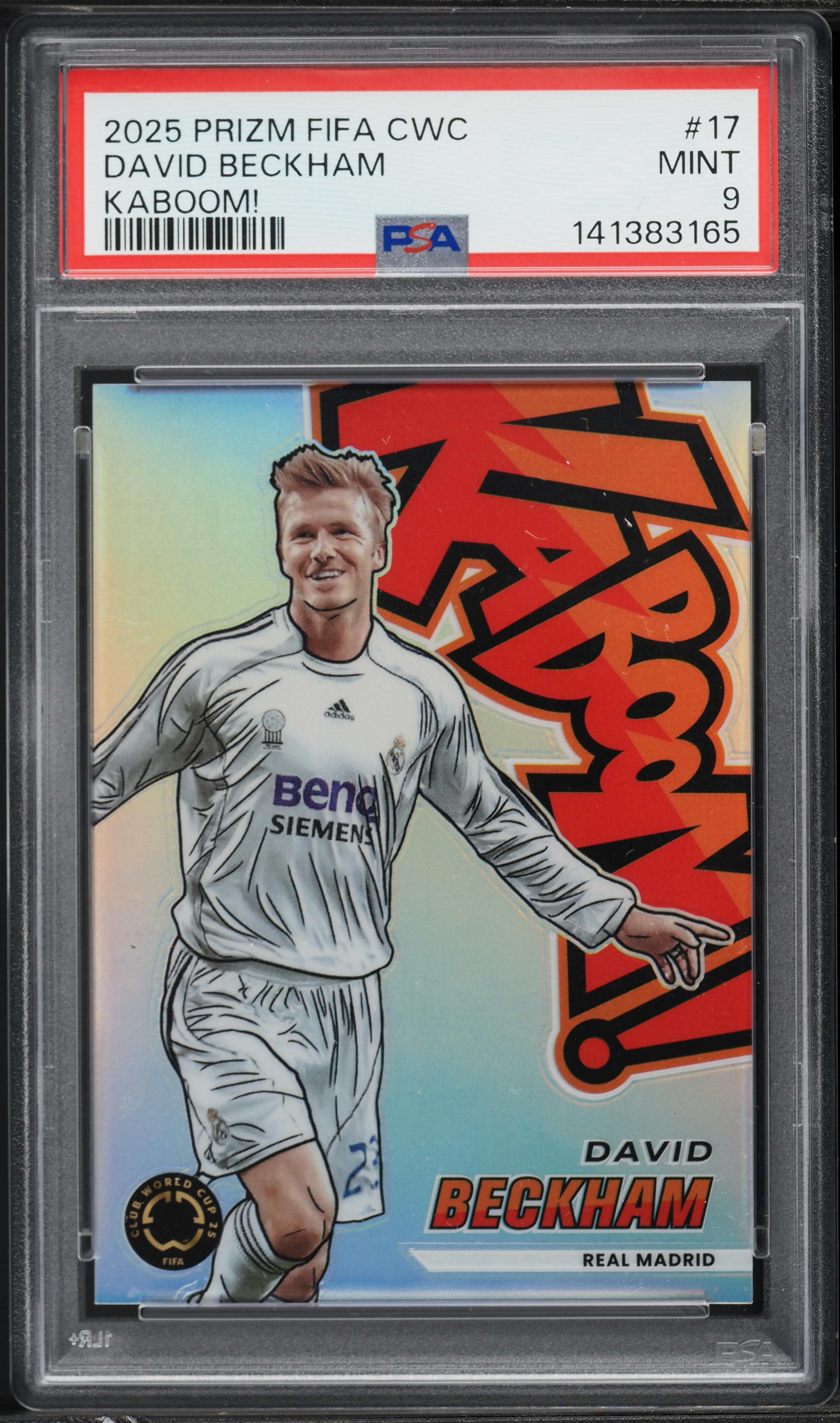 2025 Panini Prizm FIFA Club World Cup Kaboom! David Beckham #17