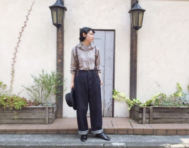 リネンリバーレースラッフルカラーブラウス | ONLINE SHOP | nest Robe