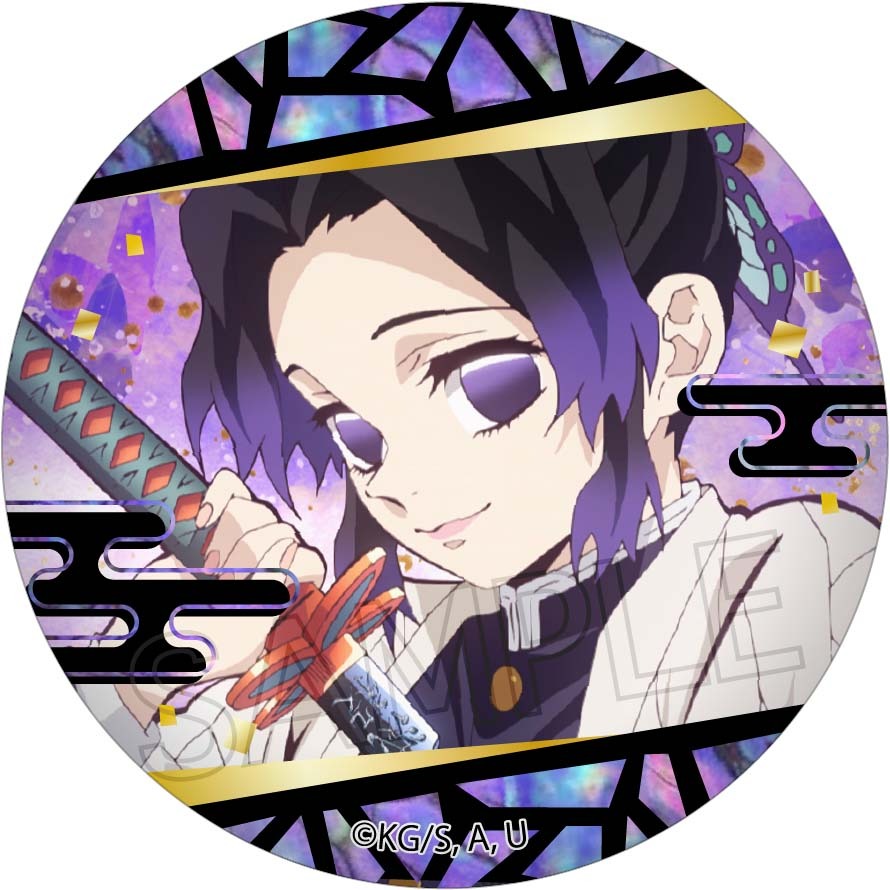 再販】鬼滅の刃 螺鈿風シリーズ 缶バッジ 胡蝶しのぶ｜ホビーの総合