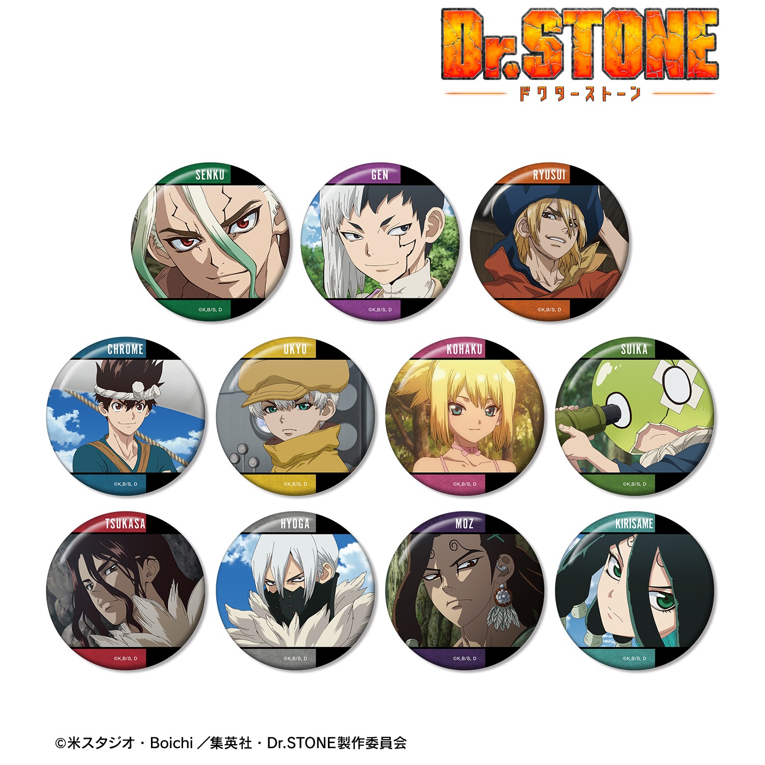 Dr.STONE トレーディング場面写缶バッジ vol.2｜ホビーの総合通販