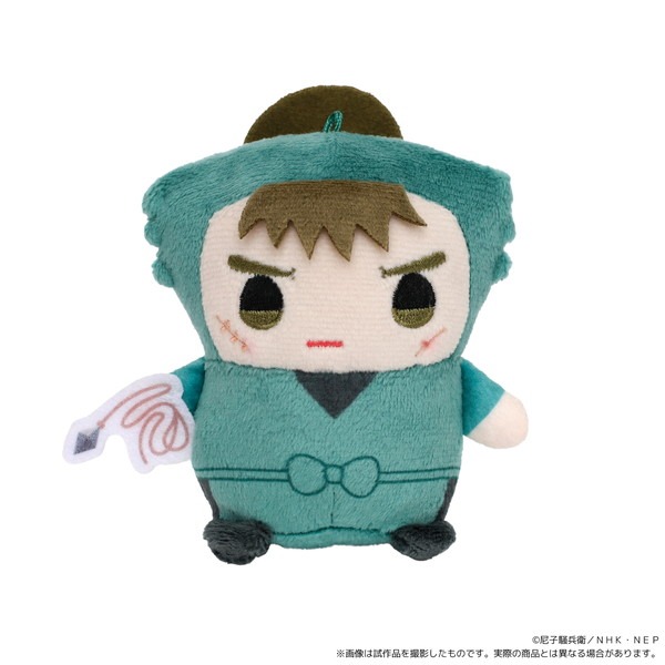 忍たま乱太郎 まめめいと ぬいぐるみマスコット 中在家 長次 小物持ち