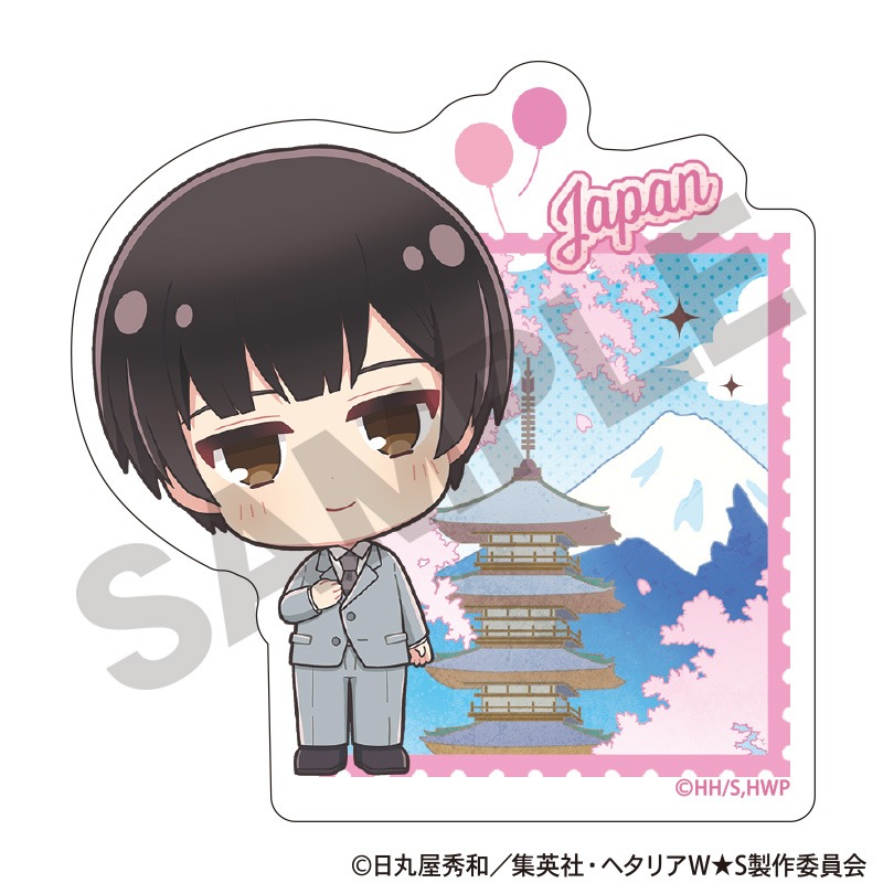 ヘタリア World☆Stars トレーディングアクリルクリップ ちまにわ 10個