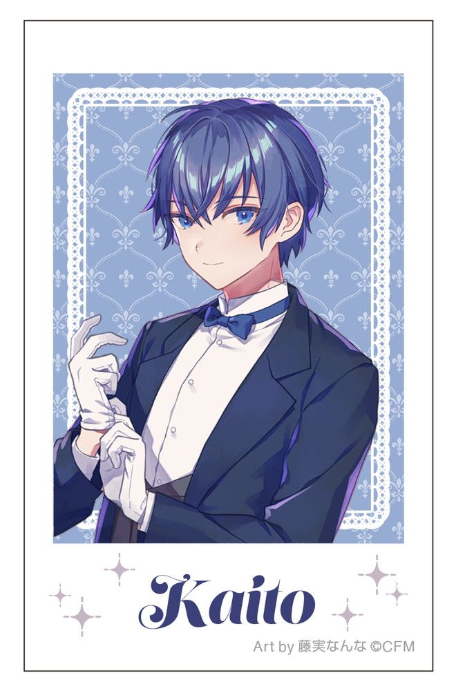 初音ミクシリーズ チェキプリント KAITO メイド＆執事 Art by 藤実なん