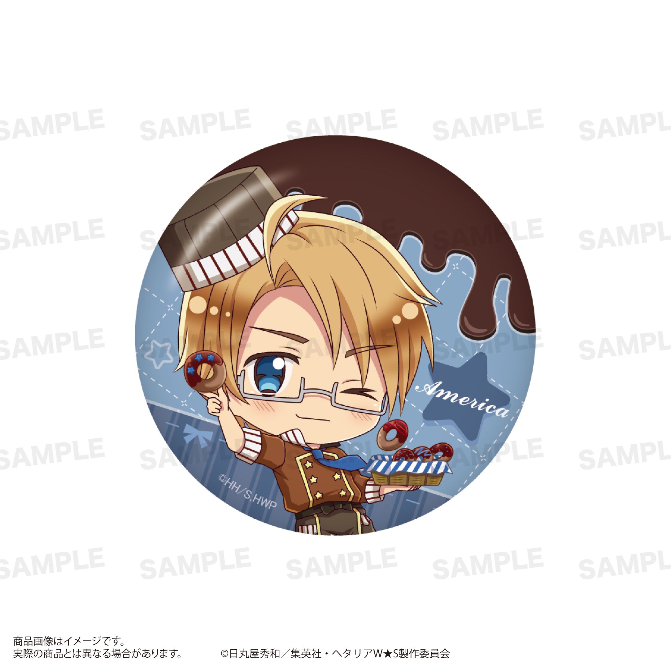 ヘタリア World☆Stars トレーディング缶バッジ きゃらほっぴん
