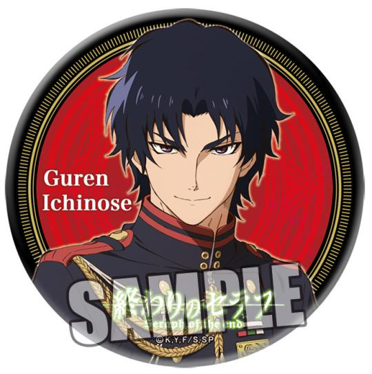 終わりのセラフ 一瀬グレン 缶バッジ J-WORLD 終わりのセラフ 一瀬