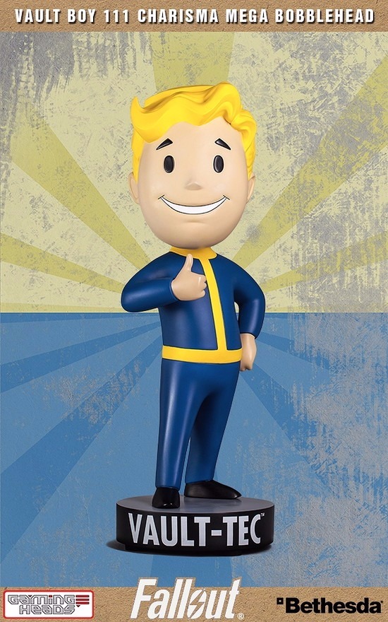 ゲーミングヘッズ Fallout4 Vault-boy 111 カリスマ メガボブルヘッド